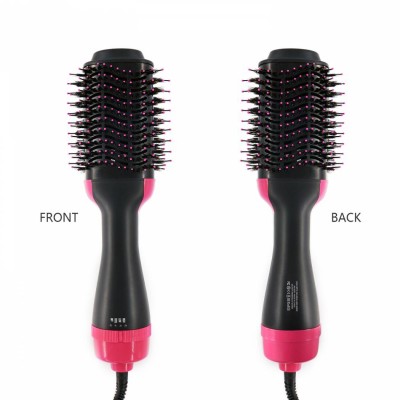 Hot Air Brush Styler One Step Hair Styler Hair Dryer Volumizer 2-in-1 Negative Ion Hair Straightener